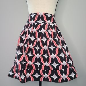 🍉 Rue21 Black Pink Gray Skirt Size 1